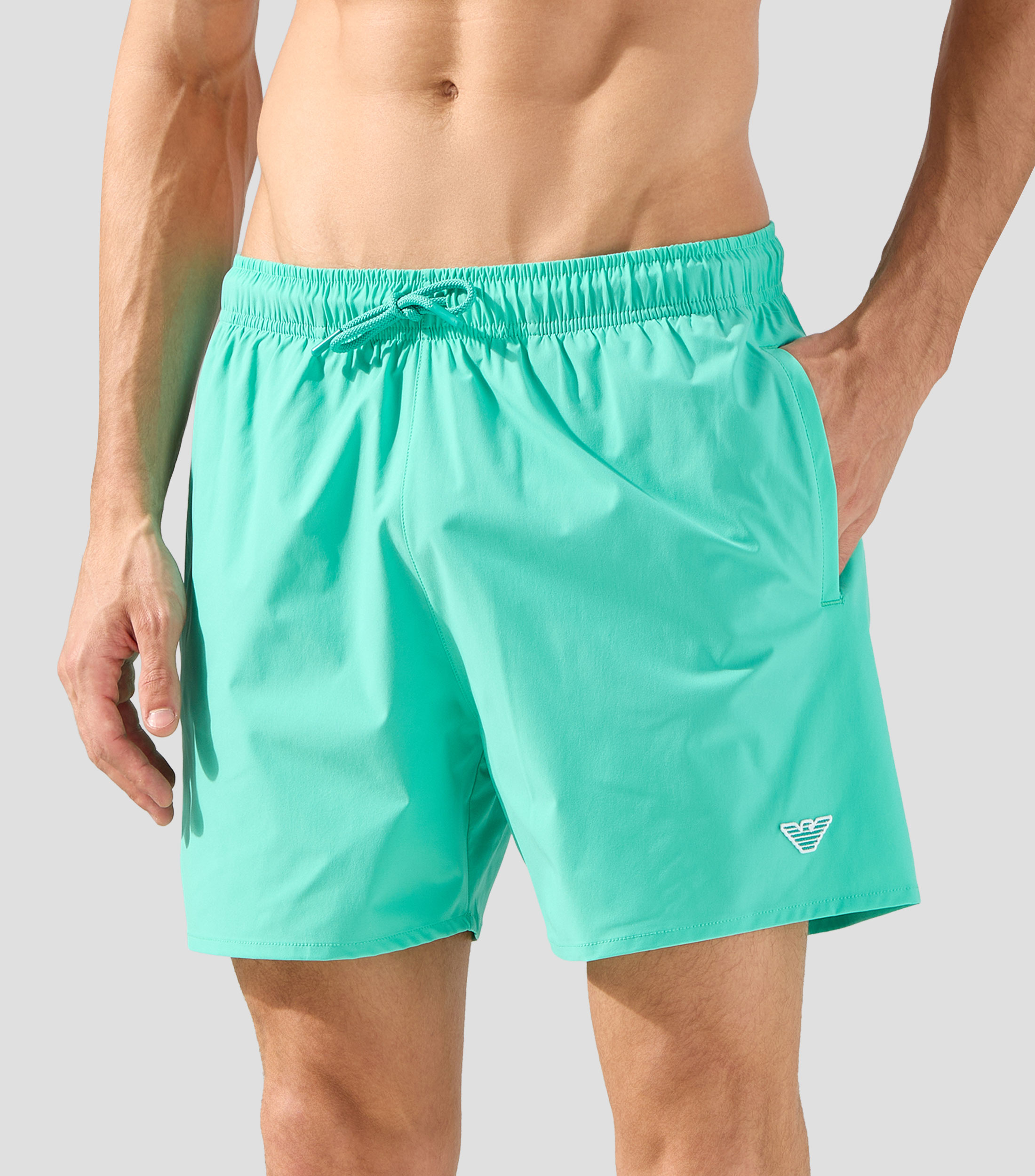 Traje de Baño corto liso Hombre